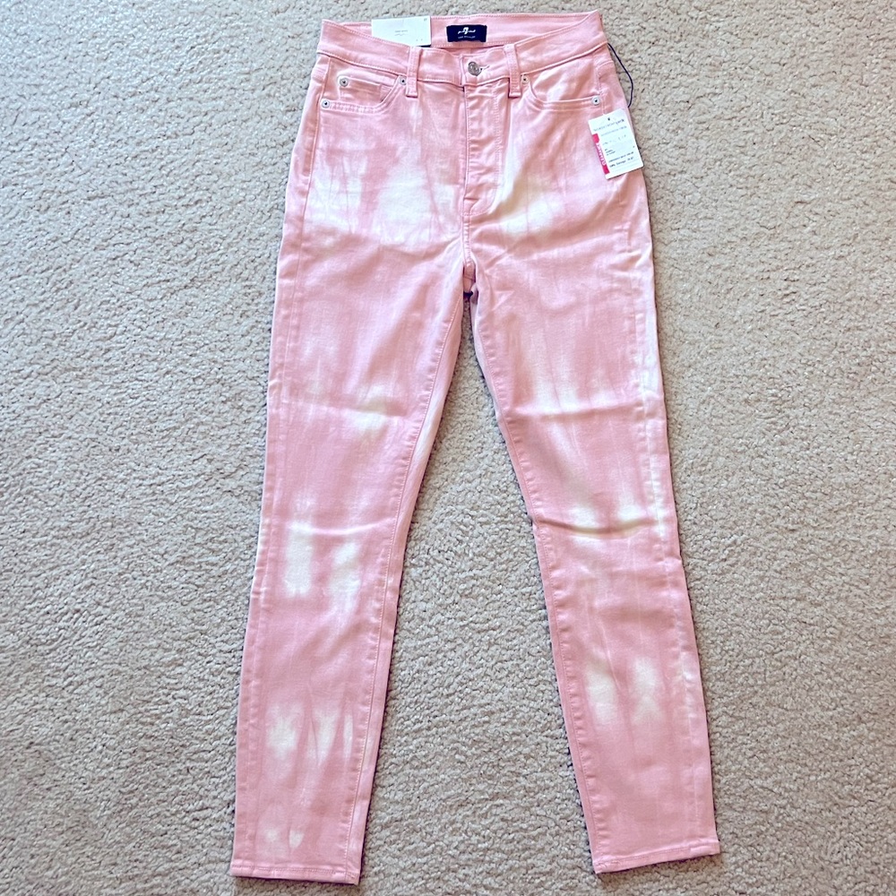 *NEW* 7 Pink Tie Dye Jeans